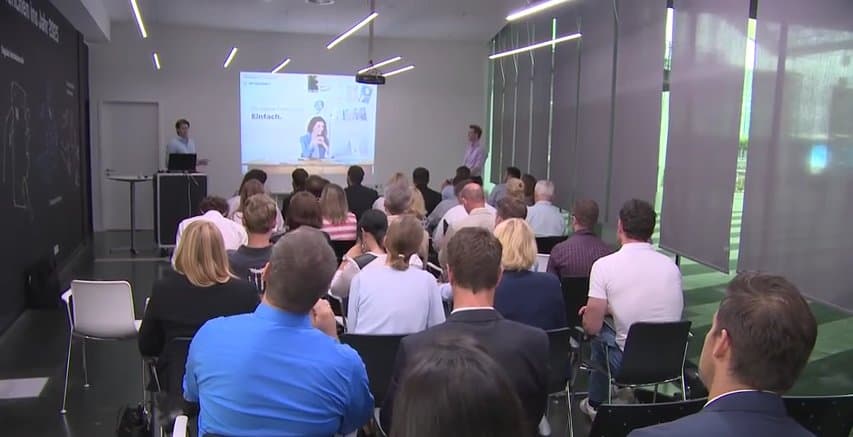 Startups pitchen am Münchner Flughafen