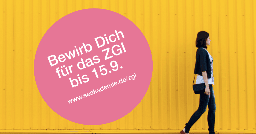 Bewirb Dich jetzt und werde ein Social Entrepreneur!