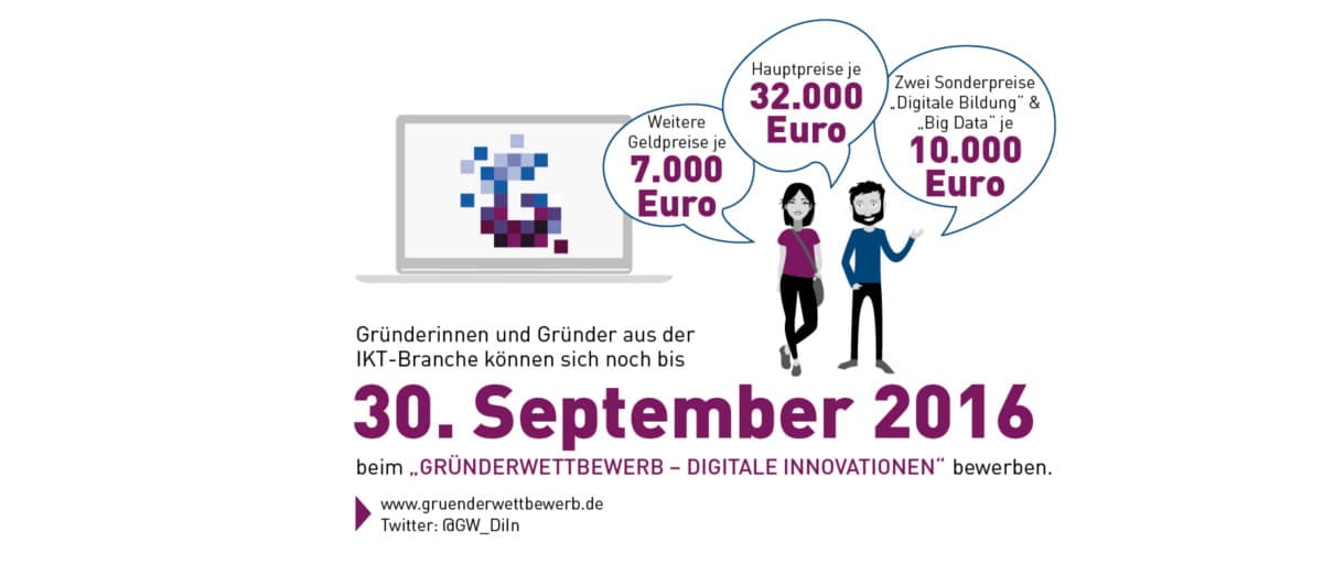 Countdown für Deutschlands beste digitale Innovation