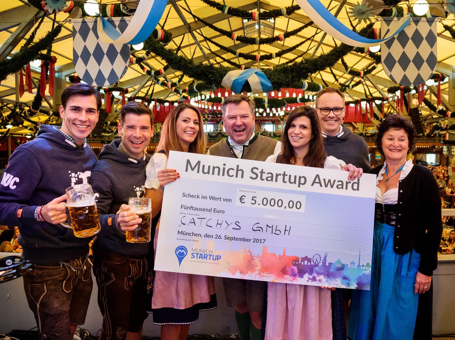 CATCHYS: Siegreich beim 2. Munich Startup Award
