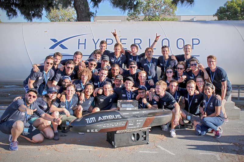 TUM-Hyperloop-Team rast der Konkurrenz davon