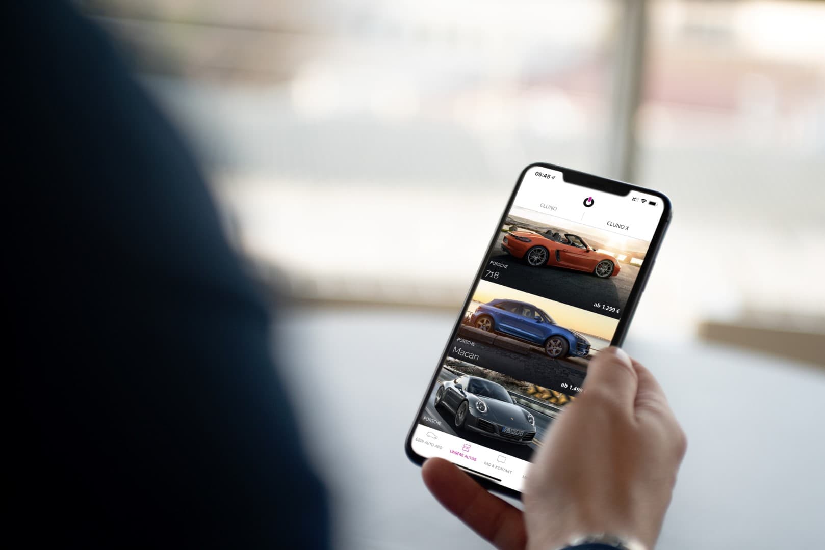 Auto-Abo-Startup Cluno arbeitet mit Porsche zusammen