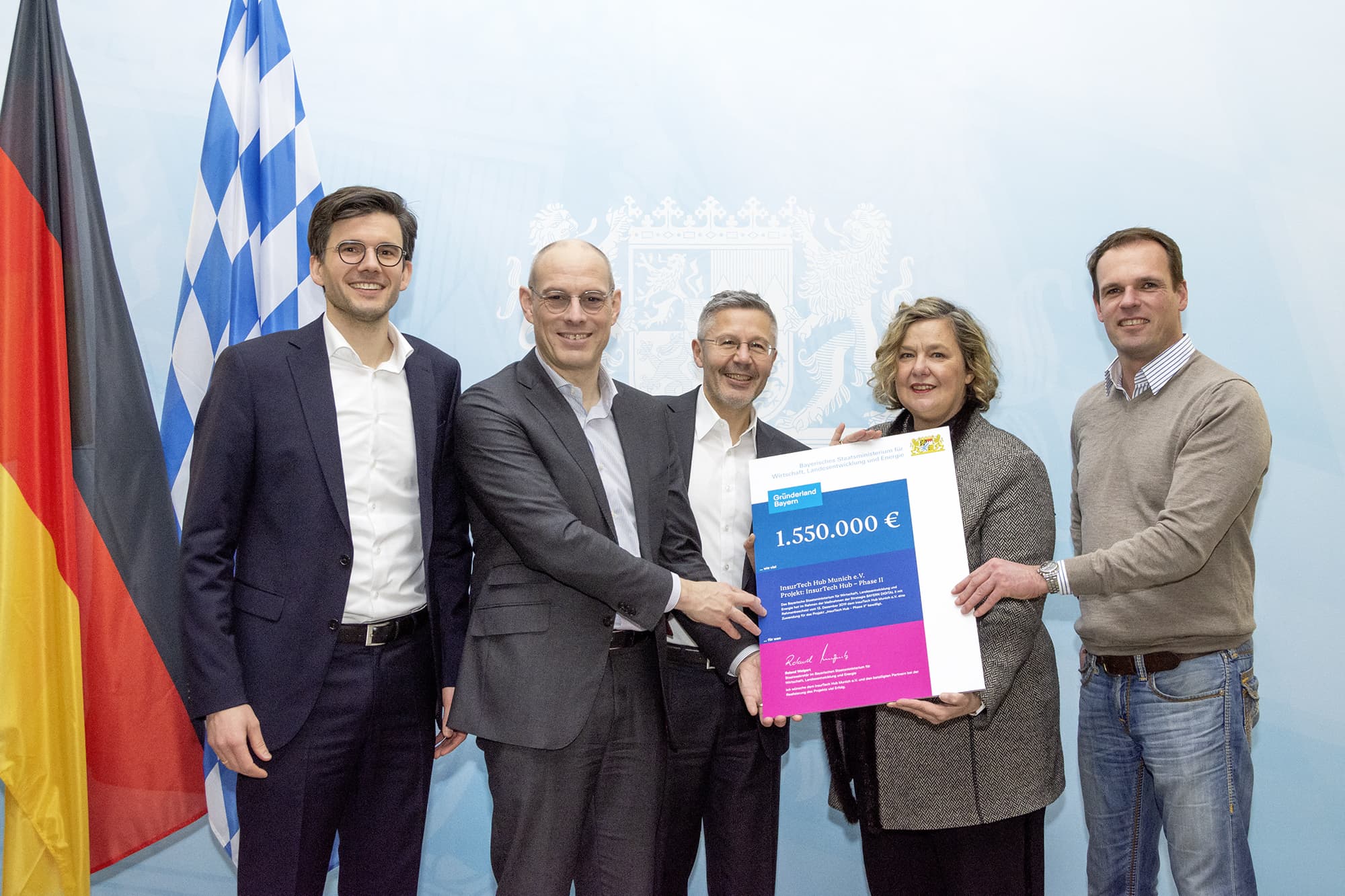 Insurtech Hub München wird weiter gefördert