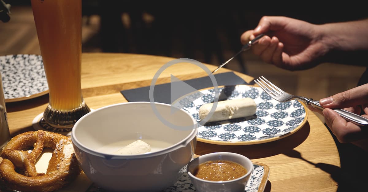 So schmeckt die vegane Weißwurst von Greenforce