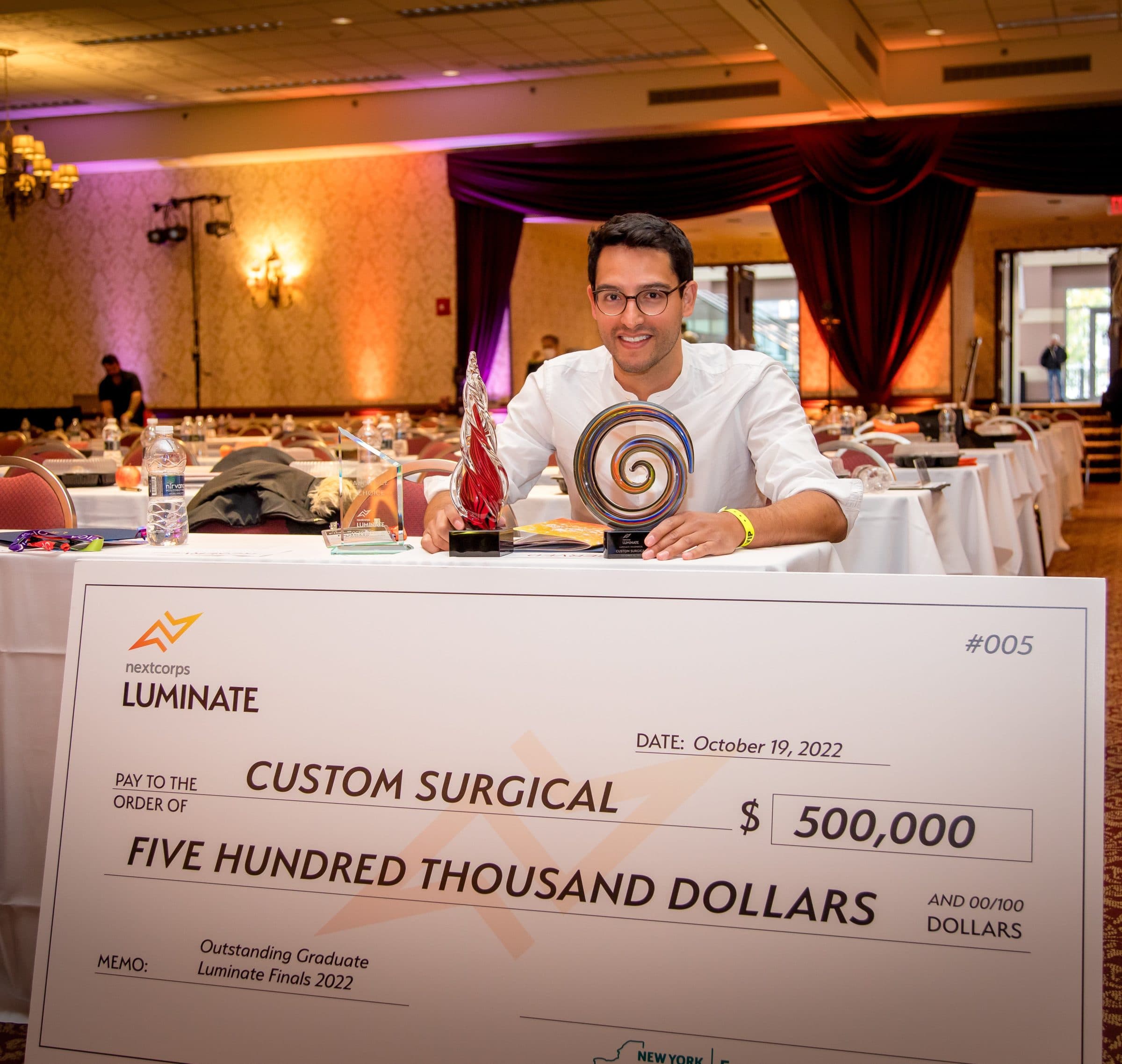 Custom Surgical erhält 600.000 Euro von Luminate NY