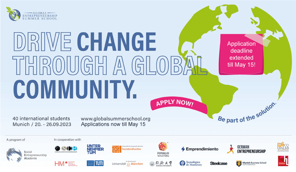 Jetzt für Global Entrepreneurship Summer School bewerben