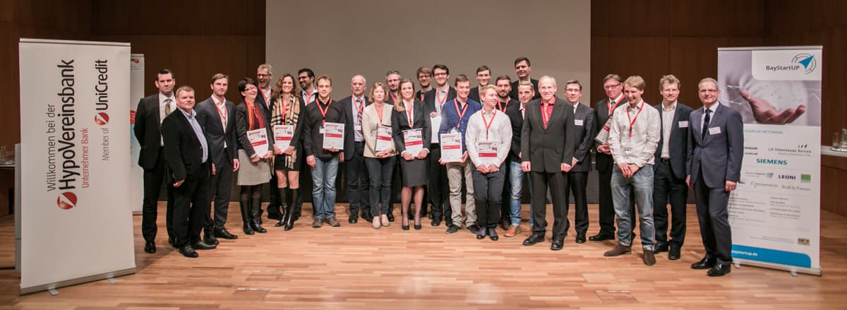Prämierung des Münchener Businessplan Wettbewerbs 2015 – Phase 1