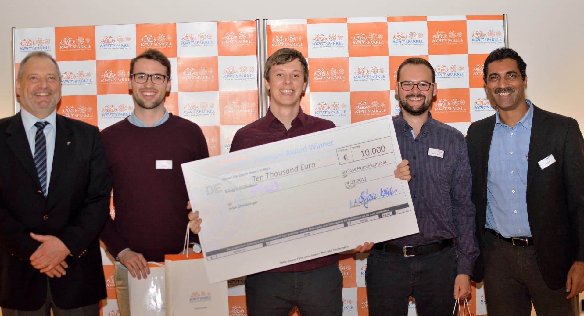 UrbO räumt „KPIT Sparkle Platinum Award“ ab