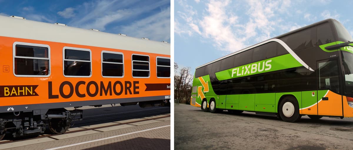 FlixBus geht auf die Schiene