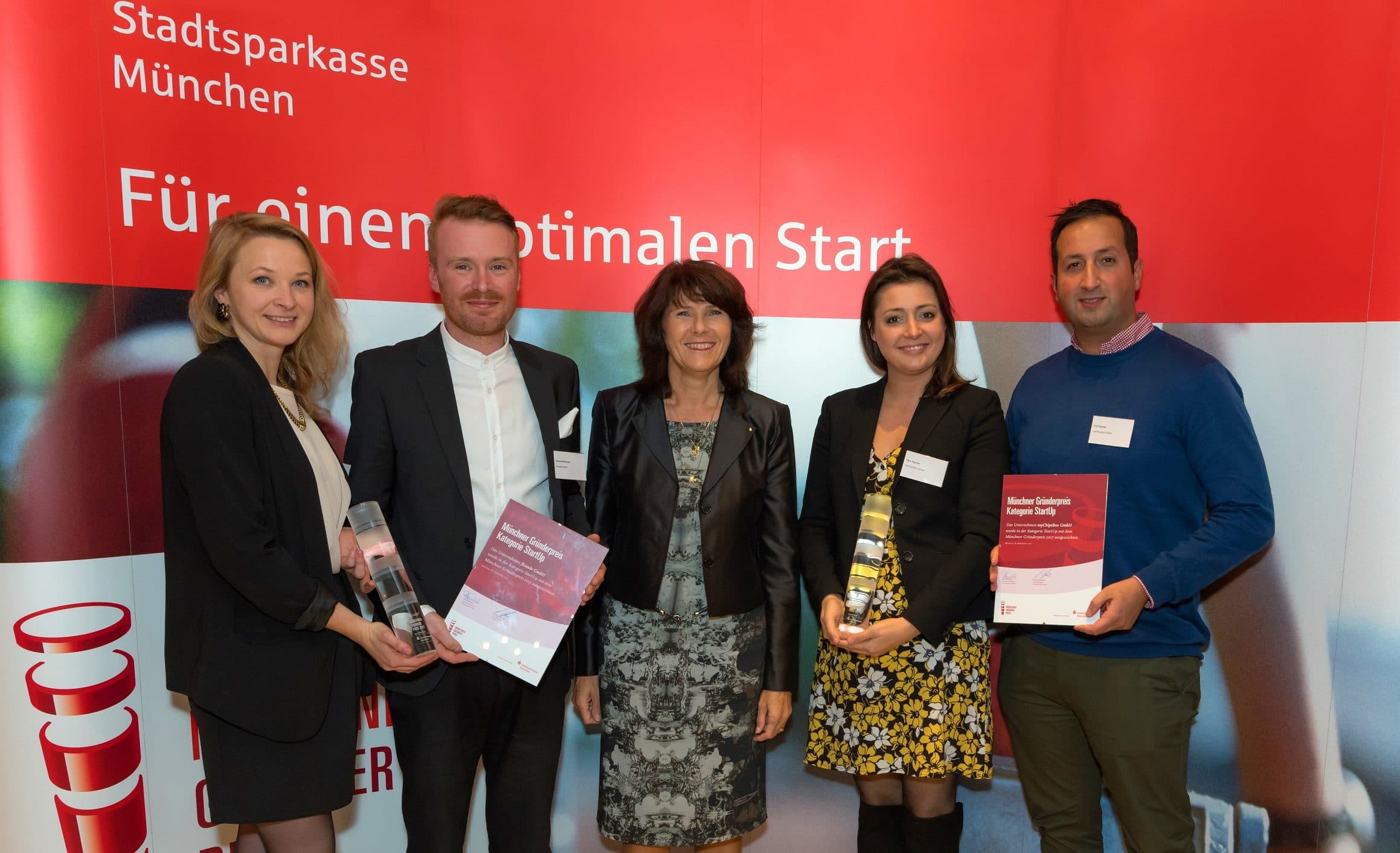 Münchner Gründerpreis 2017: flissade und myChipsBox gewinnen