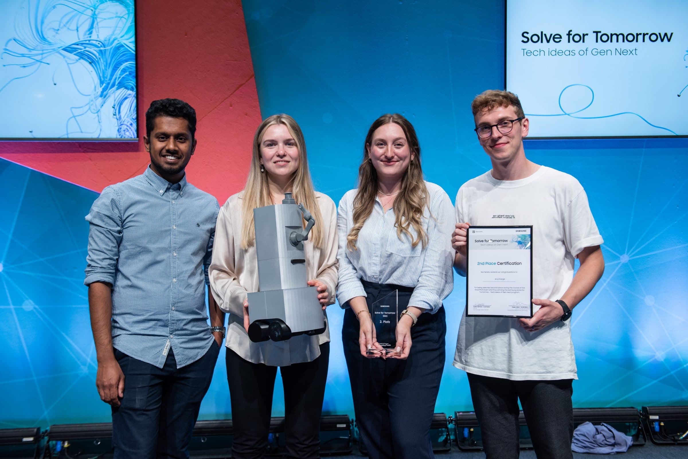 Anycharge bei Solve for Tomorrow ausgezeichnet