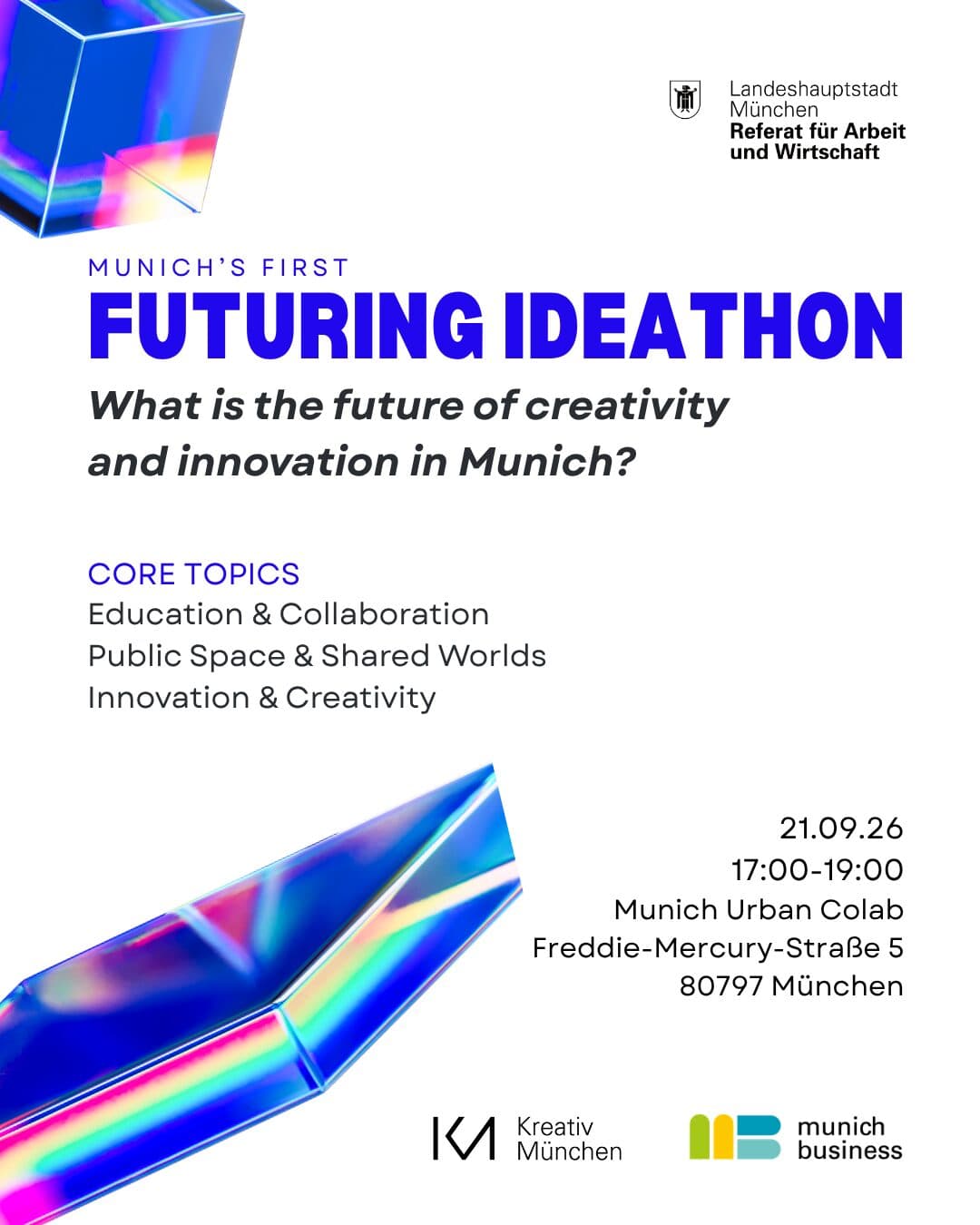 Futuring Ideathon – What is the Future of Creativity and Innovation in Munich?