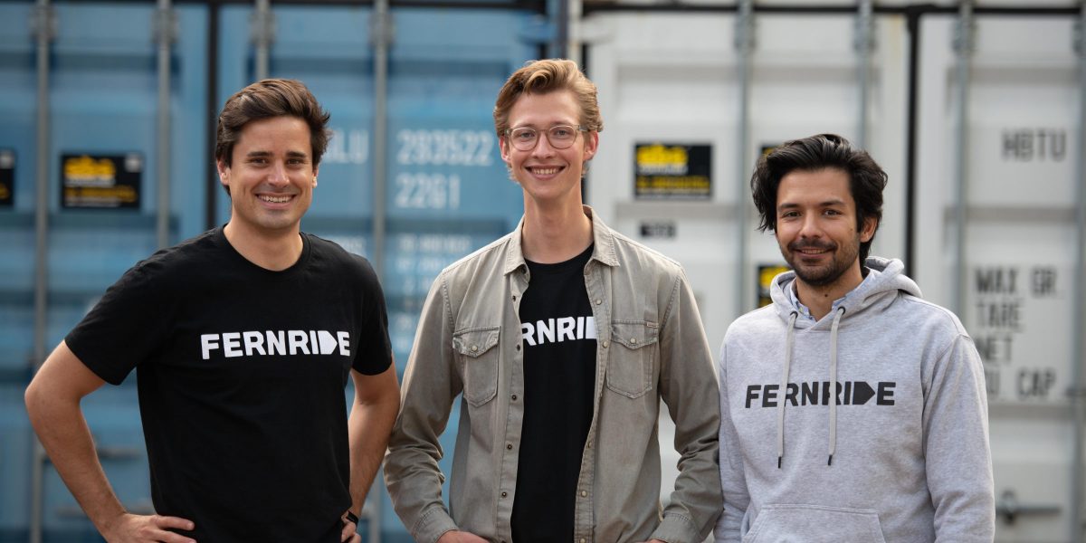 Die Fernride-Gründer Max Fisser, Hendrik Kramer und Jean-Michael Georg (v.l.)